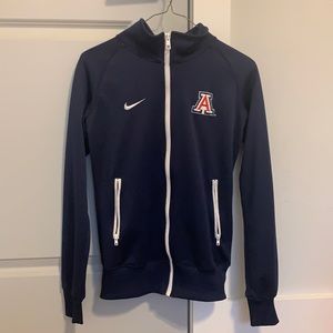 Nike university of Arizona navy blue zip up